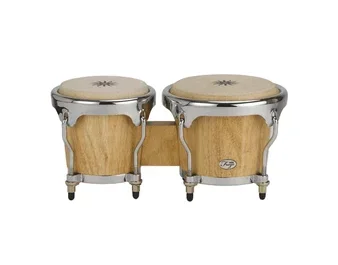 Natal Fuego Natural Wood Bongos, Natural