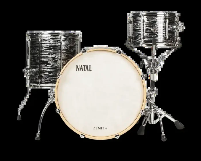 Natal Zenith Vintage Style Drum Kit Forge Black
