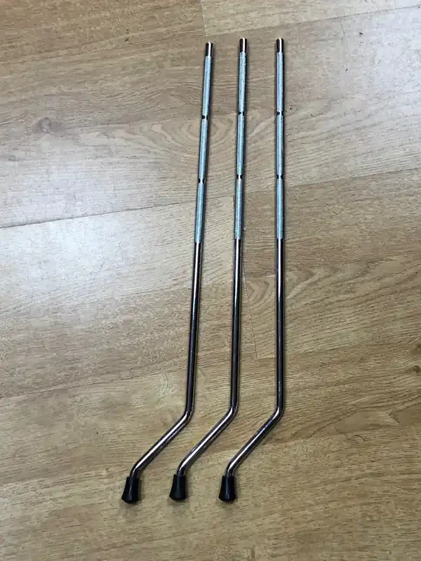 New / Old Stock Floor Tom Legs (Approx 53cm) – Pack Of 3