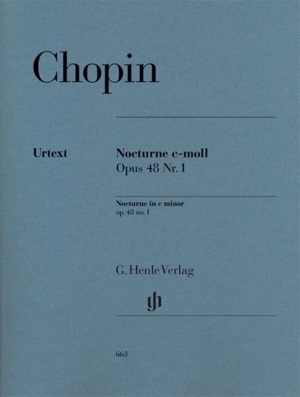Nocturne Op 48 No 1 C Min Urtext (Softcover Book)