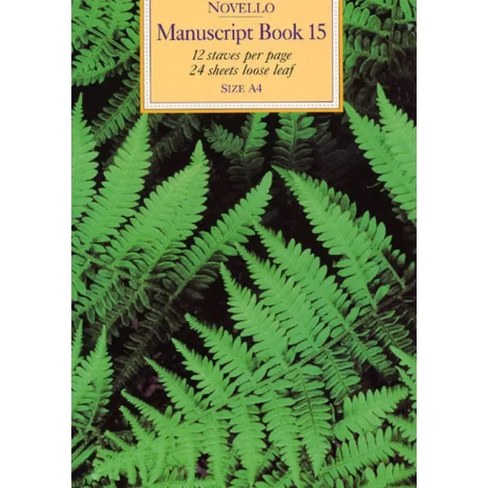 Novello Manuscript Book 15 A4 – Loose Leaf