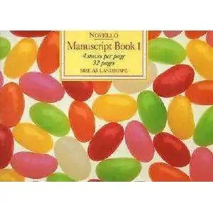 Novello Music Manuscript Book