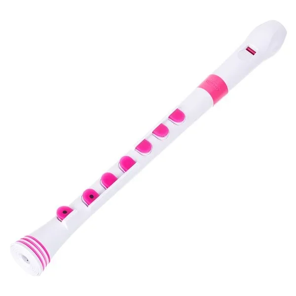 Nuvo Recorder+ Baroque white-pink