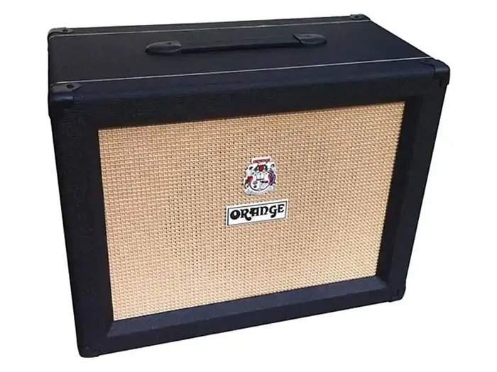 Orange PPC112 Black Speaker Cabinet