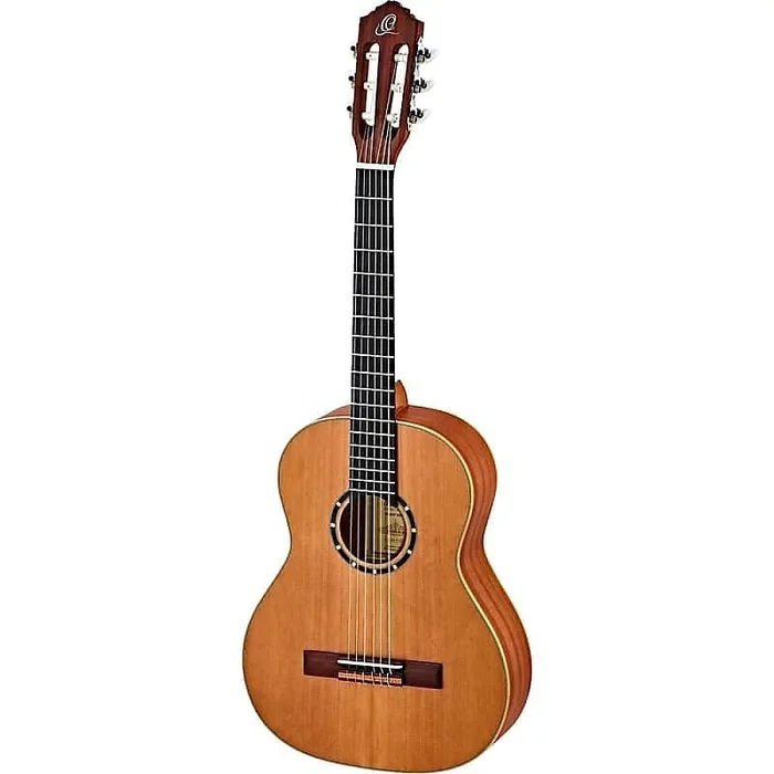 Ortega Guitars R122L-3/4 Family Series Cedar Top 3/4-Size Left-Handed Nylon String Guitar w/ Gig Bag