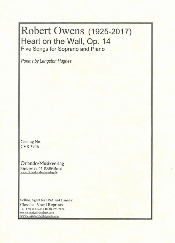 Owens: Heart on the Wall, Op. 14