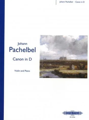 Pachelbel : Canon In D: Violin and Piano (Peters)