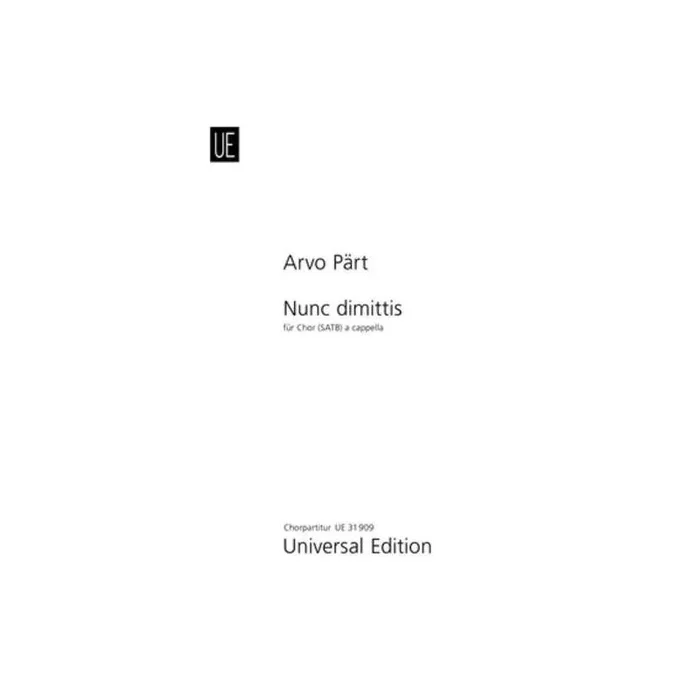 Paert, Arvo – Nunc dimittis