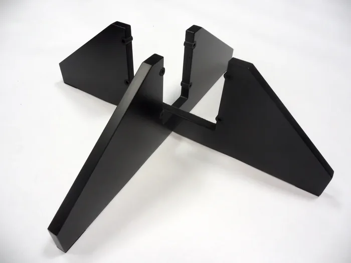 Paetzold Head Cross Stand for Great Bass in C, Black Finish