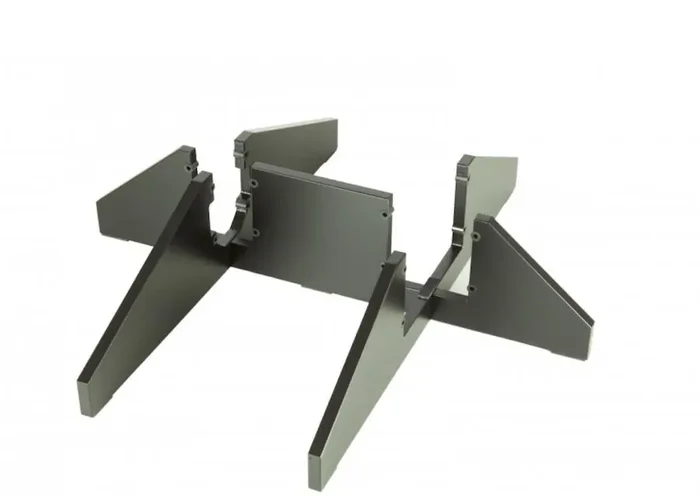 Paetzold Twin Stand for Great Bass in C, Black Finish