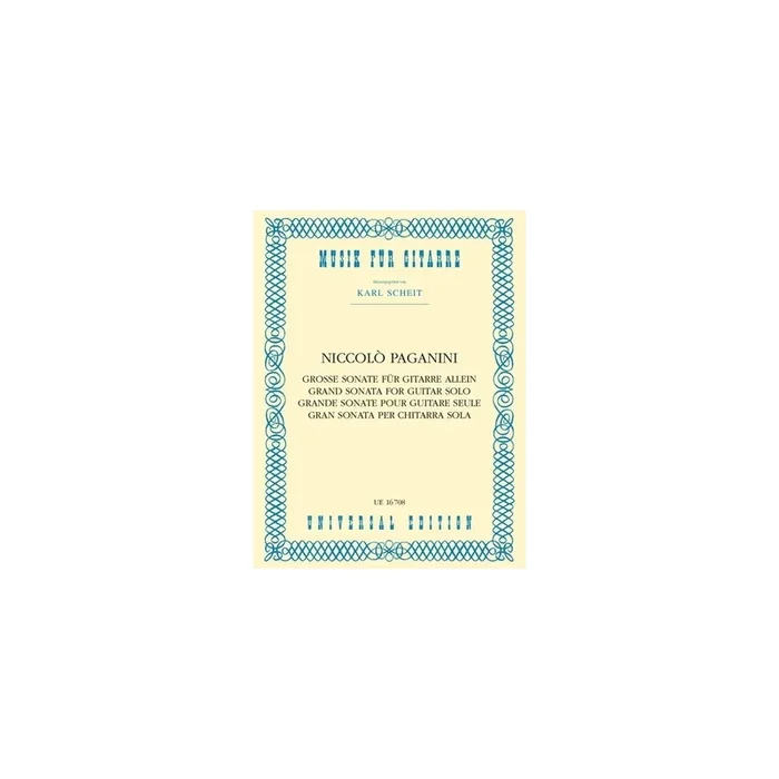 Paganini, Niccolò – Grand Sonata