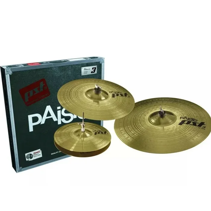 Paiste PST 3 Universal Set (14″ Hats, 16″ Crash & 20″ Ride)