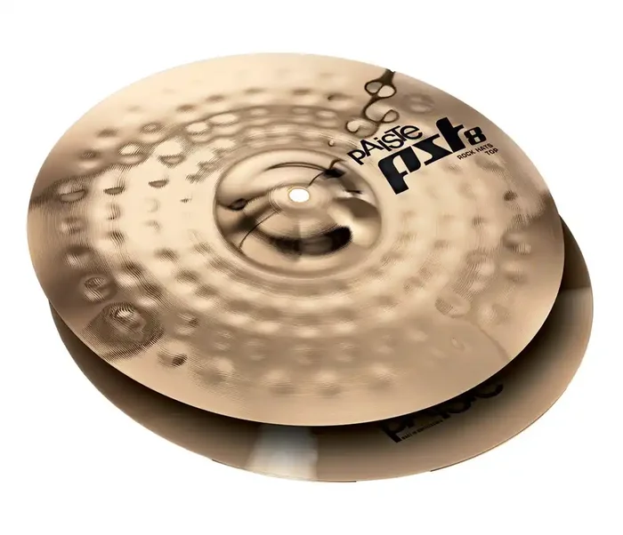 Paiste PST8 Reflector Rock Hi Hat Cymbals 14″