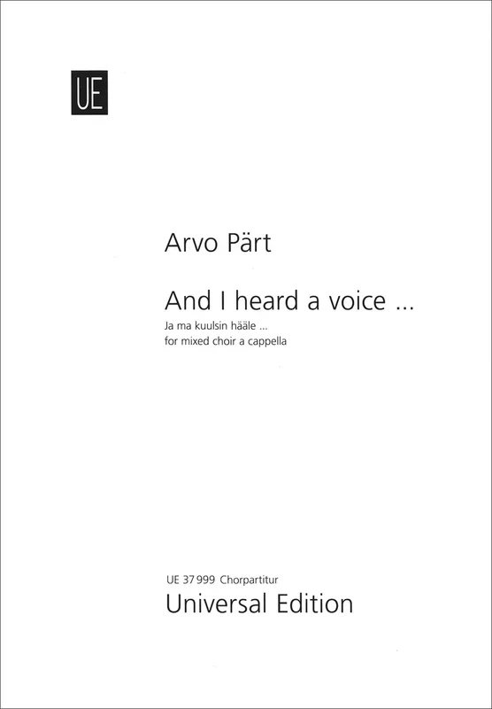 Pärt: And I heard a voice …