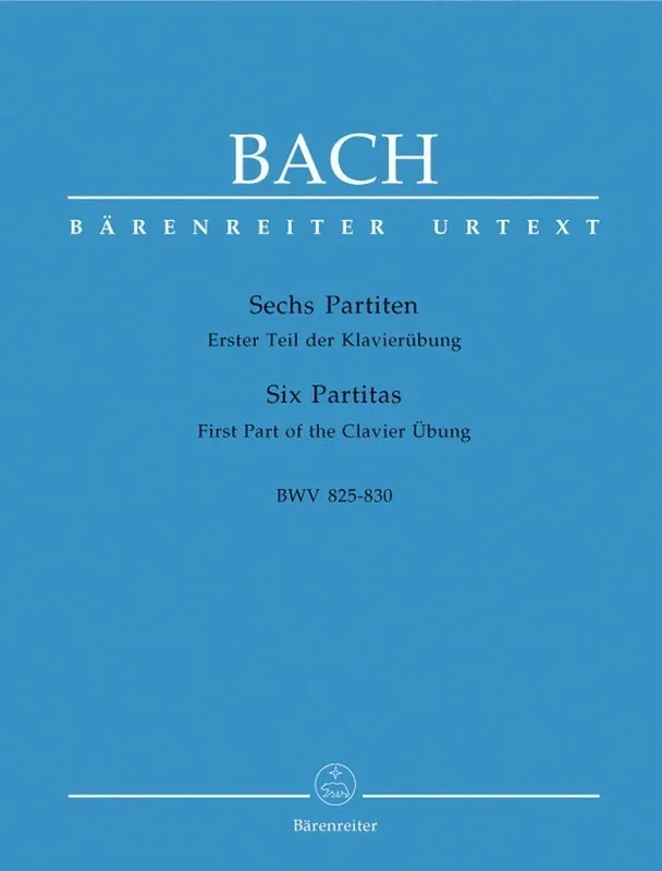 Partitas Comp Urtext Bwv 825-830 (Softcover Book) Urtext Edition Book