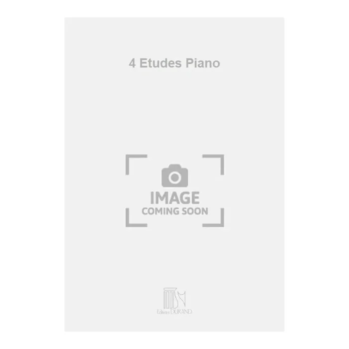 Pascal, Claude – 4 Etudes Piano