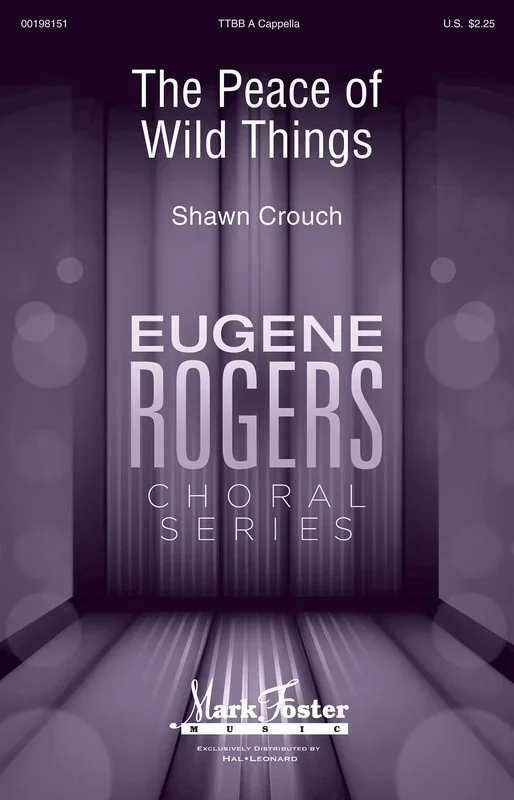 Peace Of Wild Things TTBB A Cappella (Octavo)