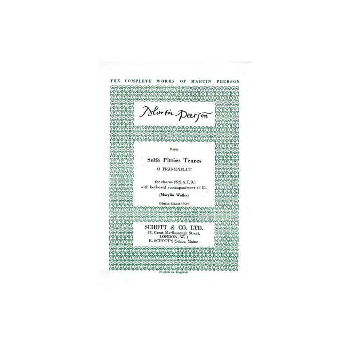 Peerson, Martin – Selfe Petties Teares