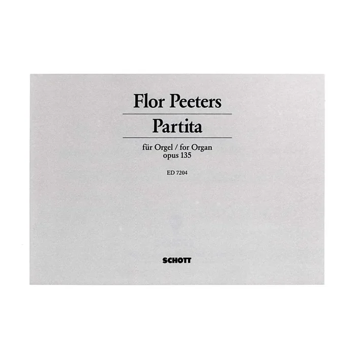 Peeters, Flor – Partita op. 135