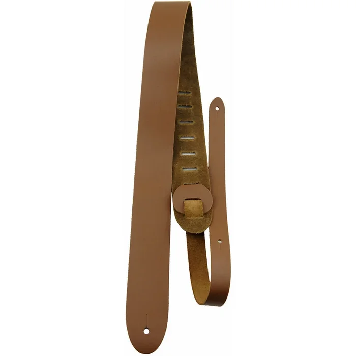 Perris 2″ Basic Leather Guitar Strap in Tan