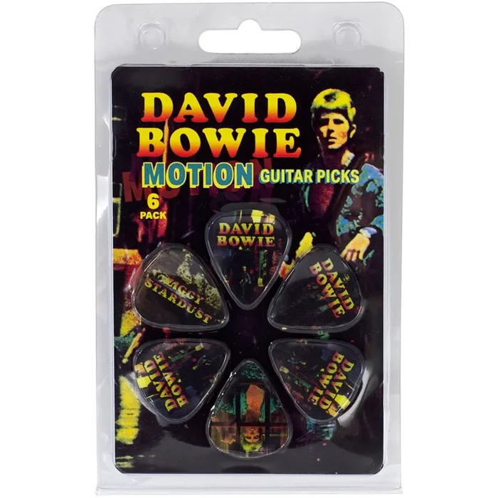 Perris “David Bowie – Ziggy” Licensed Motion Guitar Picks (6-Pack)