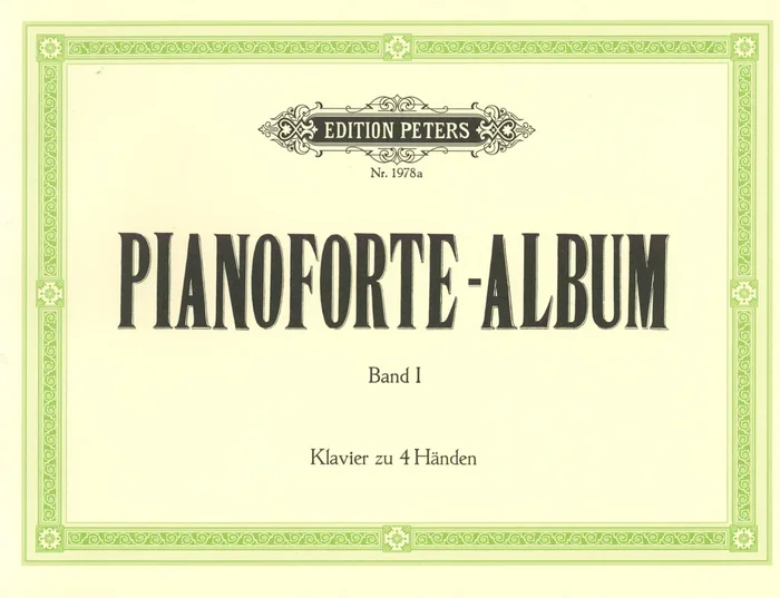 Piano Album: Collection of Popular Pieces for Piano Duet – Volume 1