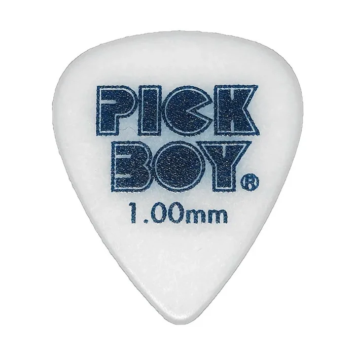 Pickboy Guitar Picks – PolyAcetal Sand Grip, 1.00mm, 12-Pack, Made in Japan
