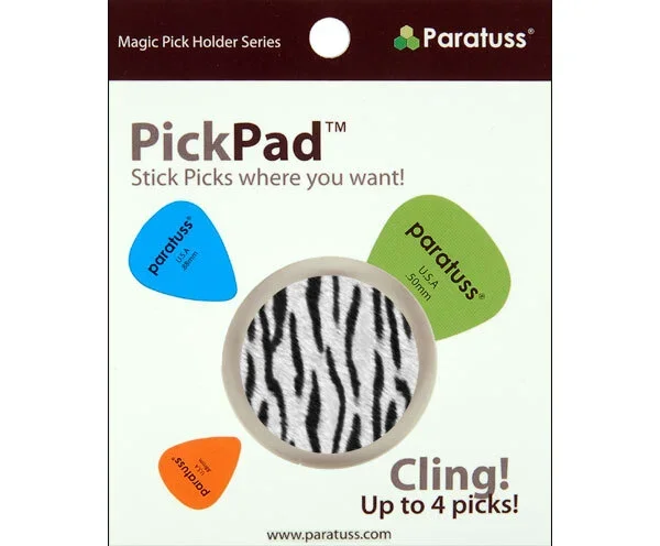 PickPad Pick Holder White Tiger
