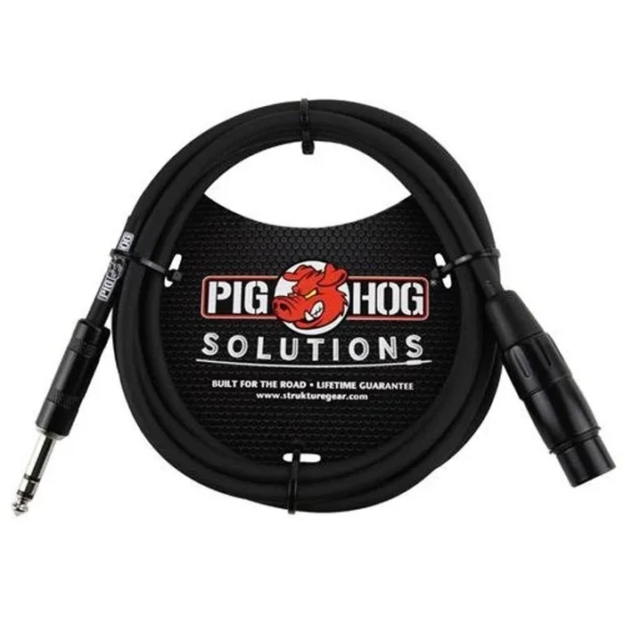 Pig Hog PXTMXF6 6′ TRS(M)-XLR(F) Balanced Cable