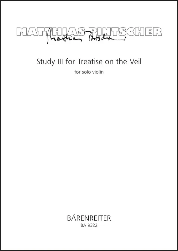 Pintscher: Study III for Treatise on the Veil