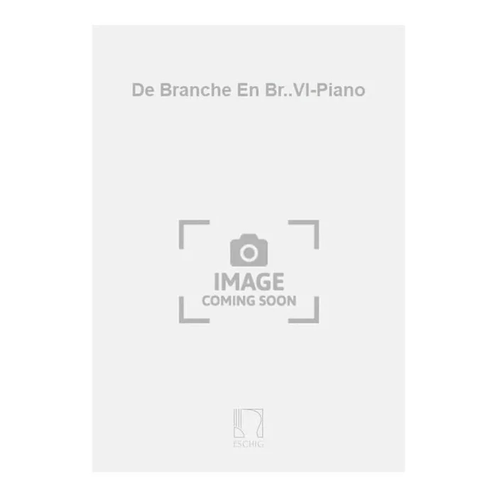 Piriou, Adolphe – De Branche En Br..Vl-Piano