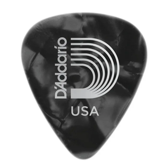 Planet Waves Black Pearl Celluloid Guitar Picks, 100 pack, Medium