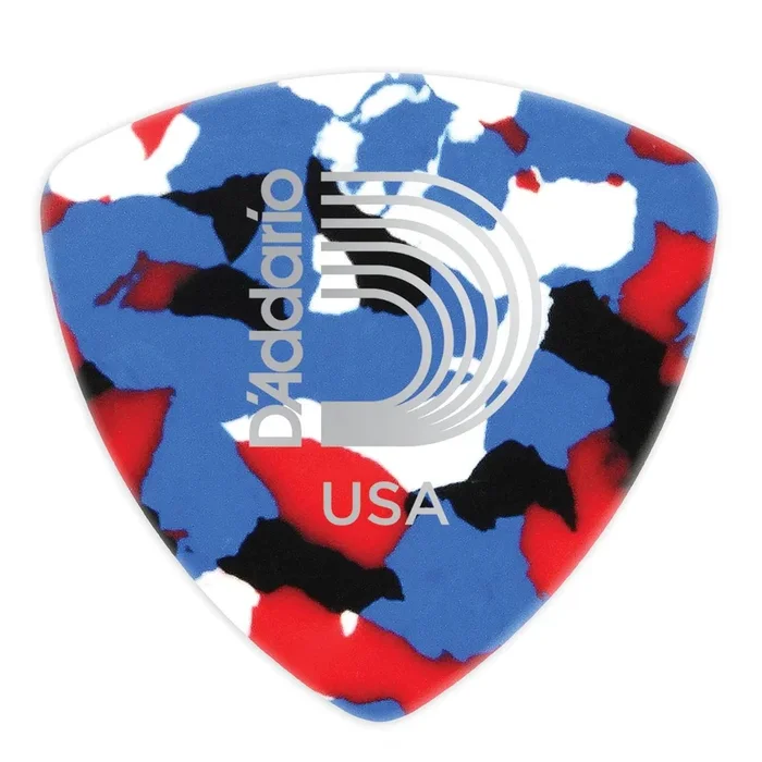 Planet Waves Multi-Color Celluloid Guitar Picks, 25 pack, Heavy, Wide Shape
