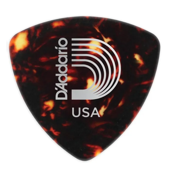Planet Waves Shell-Color Celluloid Guitar Picks, 10 pack, Light, Wide Shape