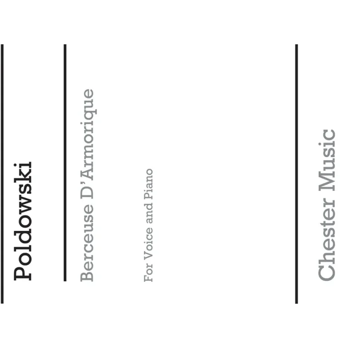 Poldowski – Berceuse D’armorique (Voice And Piano)