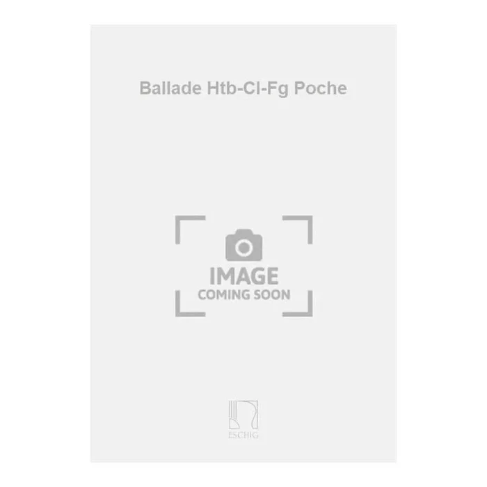 Poot, Marcel – Ballade Htb-Cl-Fg Poche