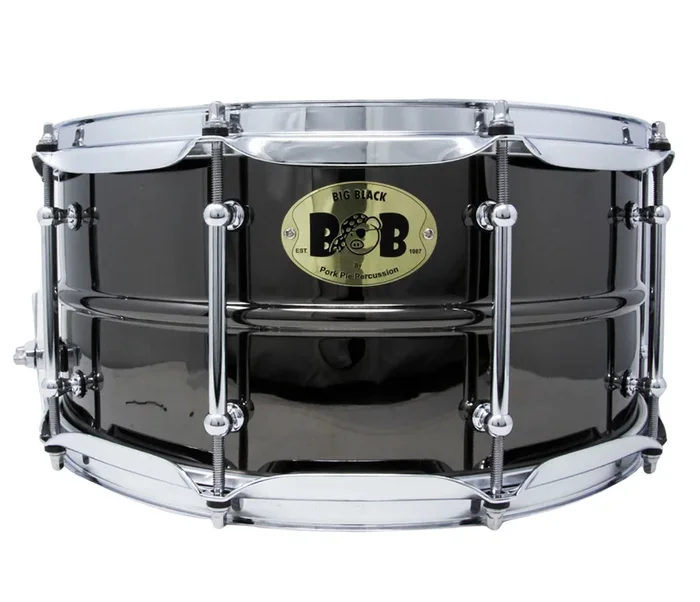 Pork Pie 14 ” x 6.5 ” Big Black Brass Snare drum