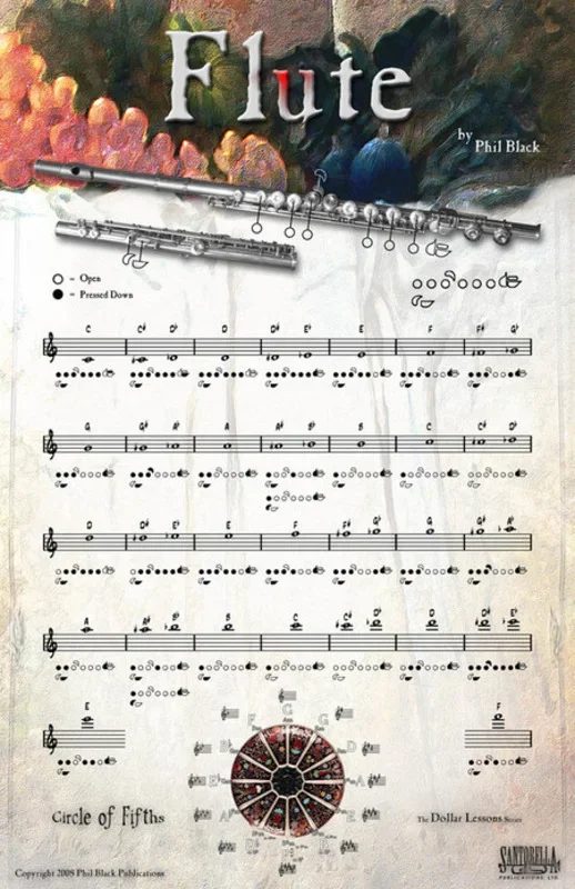 Poster Flute 43cm x 28cm
