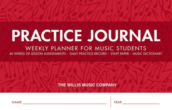 Practice Journal: Weekly Planner for Music Students
