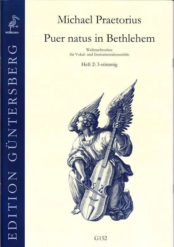 Praetorius Puer Natus in Bethlehem, Vol. 2 for 3 Voices or Instruments