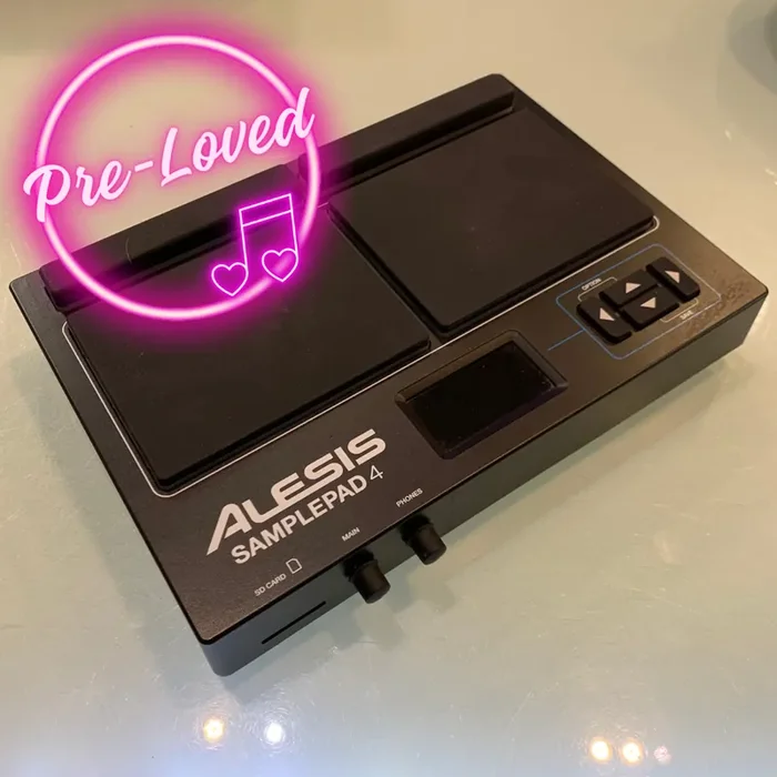 (Pre-Loved) Alesis SAMPLEPAD 4 – Sample Triggering Drum Pad