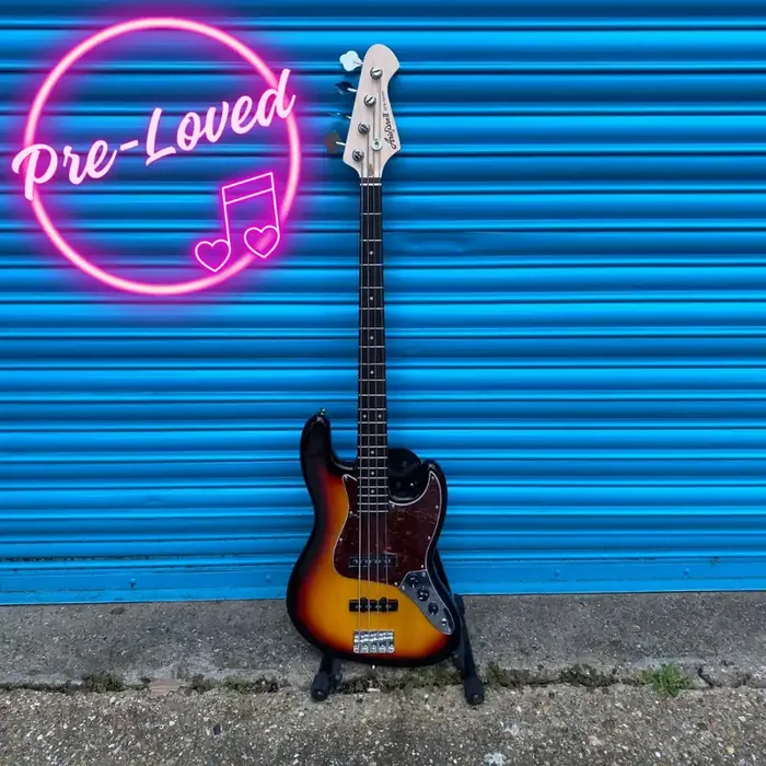 (Pre-Loved) Aria – STB Jazz Bass – Sunburst