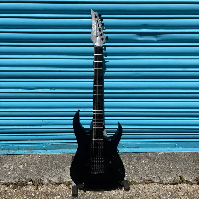 Pre-Loved Ibanez Gio Stealth Black Flat Electric Guitar