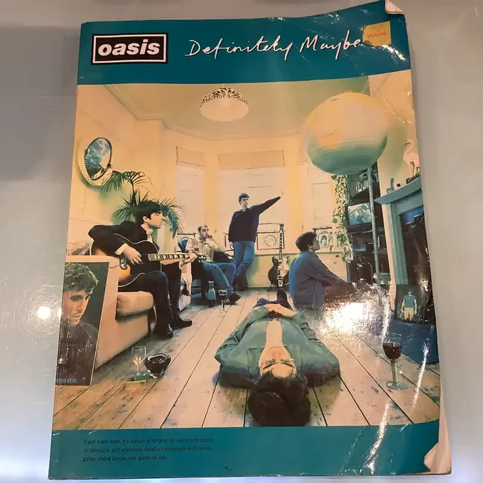 (Pre-Loved) Oasis Definitely Maybe Guitar Tab Book