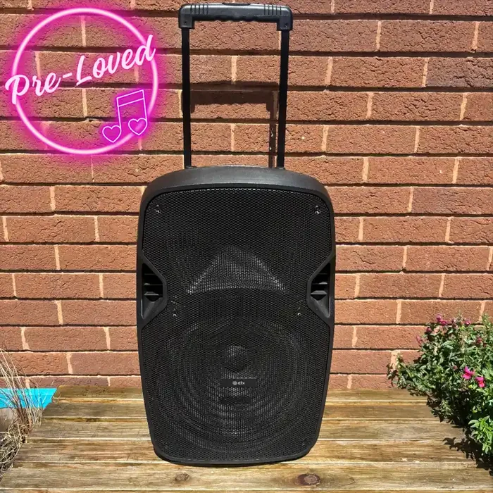 Pre Loved QTX PAL 12 Busker Amp with 2 Wireless Mics