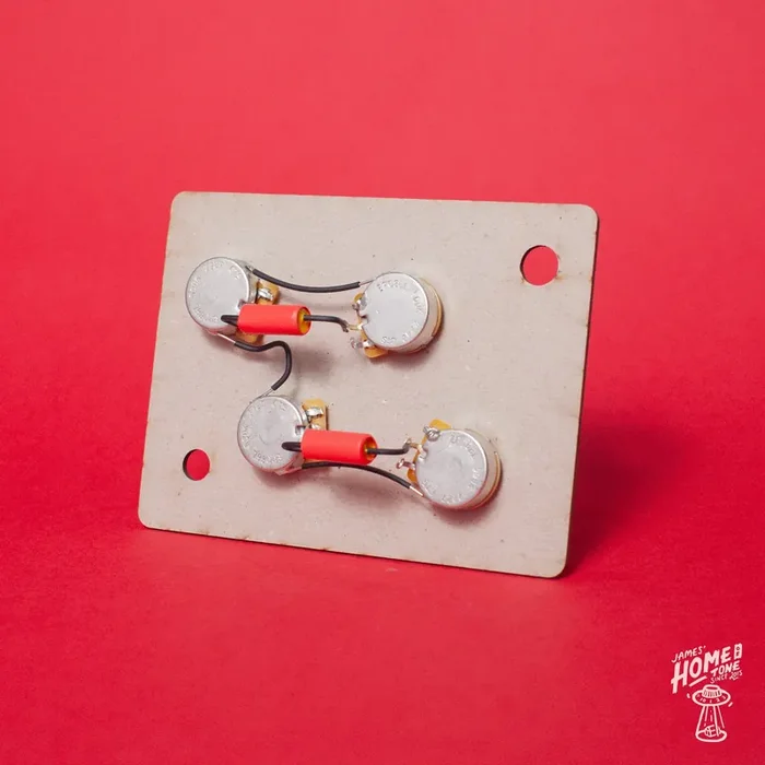 Pre-Wired Guitar wiring harness 50s Les Paul ‘Short Shaft‘ kit Left Handed