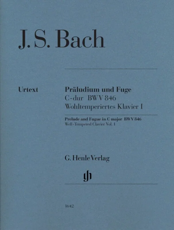 Prelude And Fugue C Maj Bwv 846 Without Fingering (Softcover Book)