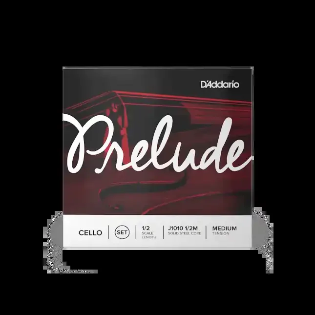 Prelude By D‘Addario (J1010 1/2M) 1/2 Cello String Set – Medium Tension