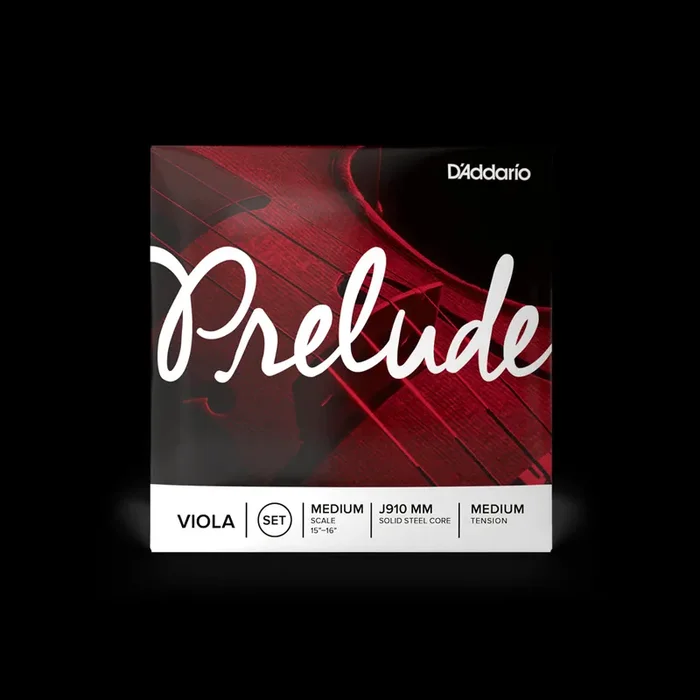 Prelude By D‘Addario Medium Viola String Set – Medium Tension – 15″ – 16″