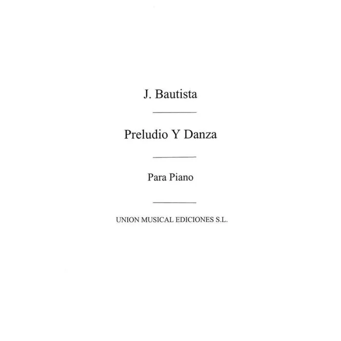 Preludio Y Danza For Piano